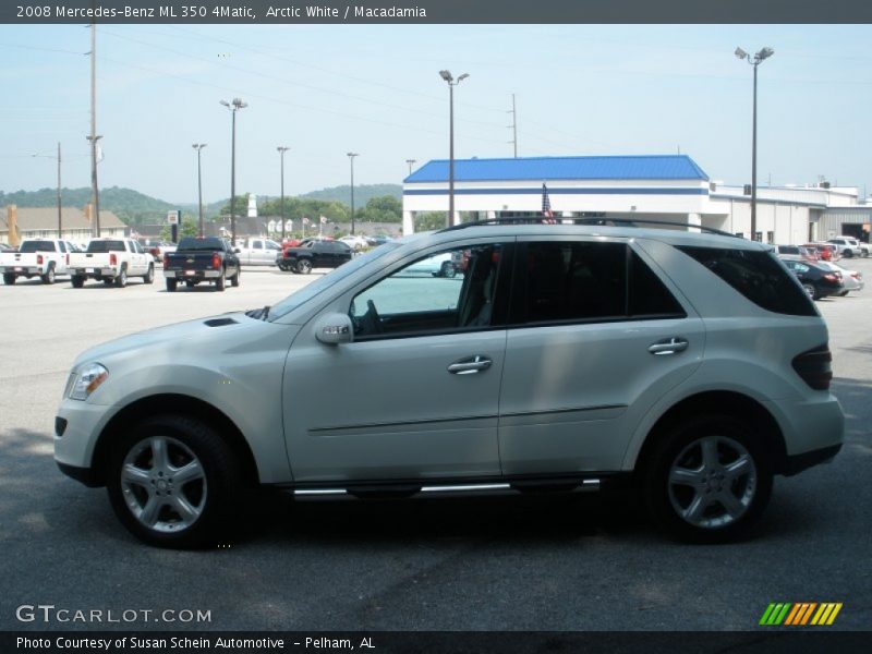 Arctic White / Macadamia 2008 Mercedes-Benz ML 350 4Matic