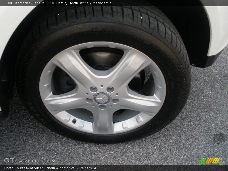 Arctic White / Macadamia 2008 Mercedes-Benz ML 350 4Matic
