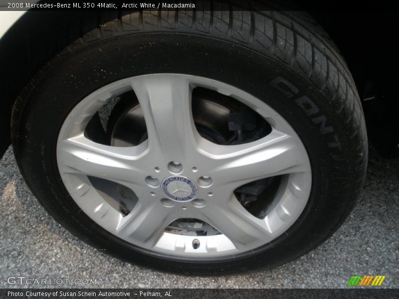 Arctic White / Macadamia 2008 Mercedes-Benz ML 350 4Matic