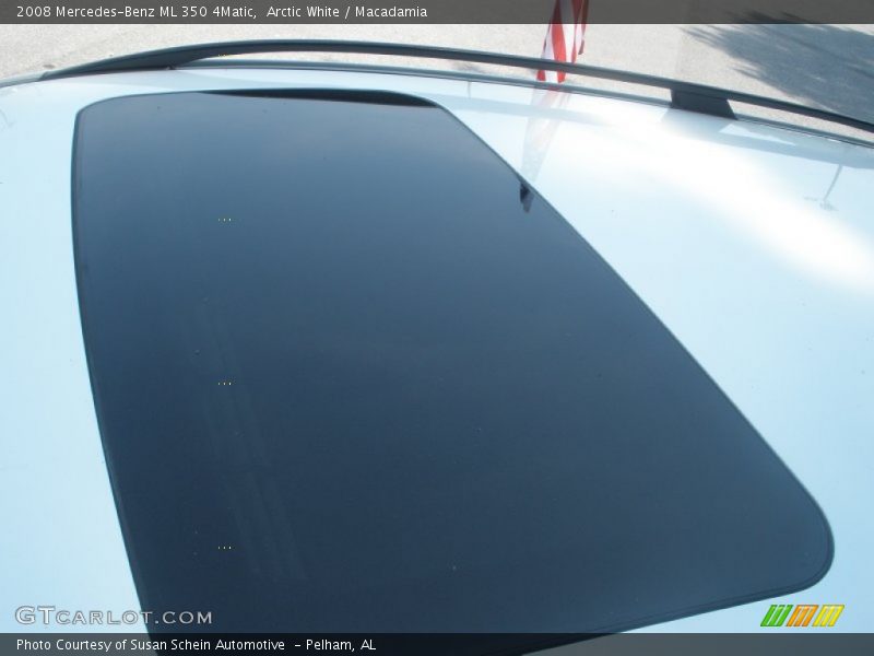 Arctic White / Macadamia 2008 Mercedes-Benz ML 350 4Matic