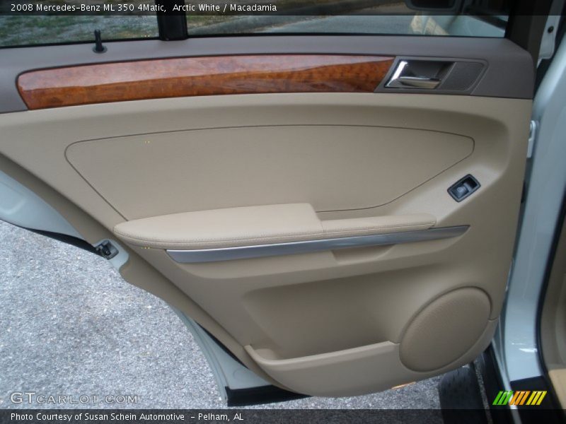 Arctic White / Macadamia 2008 Mercedes-Benz ML 350 4Matic