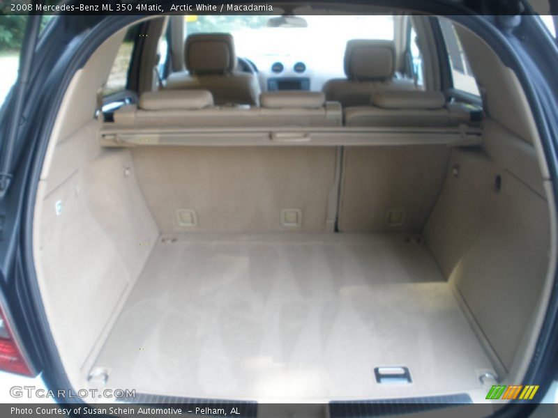 Arctic White / Macadamia 2008 Mercedes-Benz ML 350 4Matic