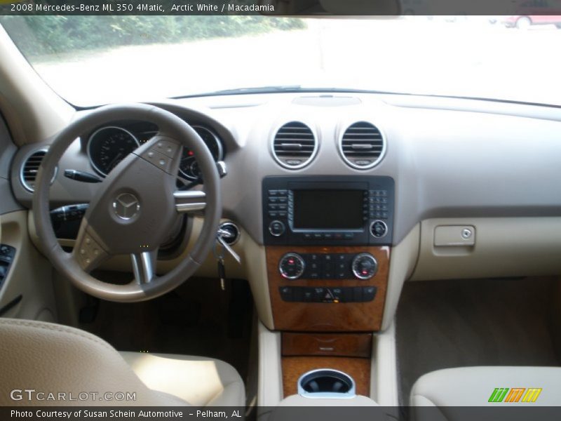 Arctic White / Macadamia 2008 Mercedes-Benz ML 350 4Matic