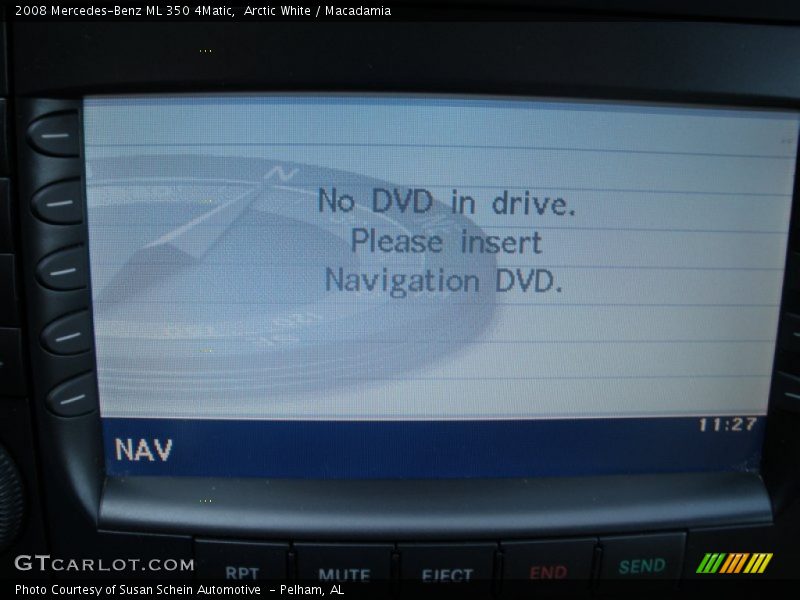Arctic White / Macadamia 2008 Mercedes-Benz ML 350 4Matic
