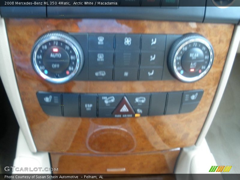 Arctic White / Macadamia 2008 Mercedes-Benz ML 350 4Matic