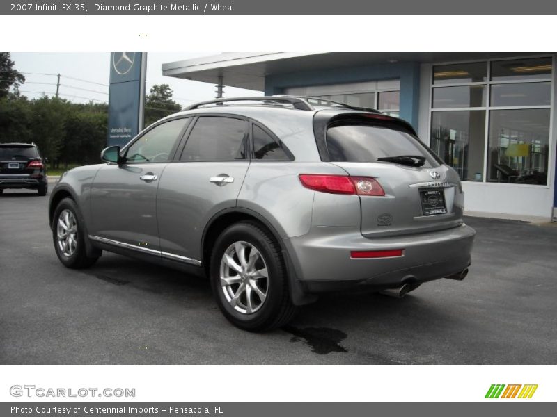 Diamond Graphite Metallic / Wheat 2007 Infiniti FX 35