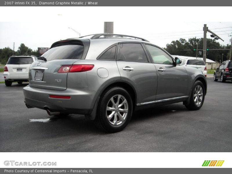 Diamond Graphite Metallic / Wheat 2007 Infiniti FX 35