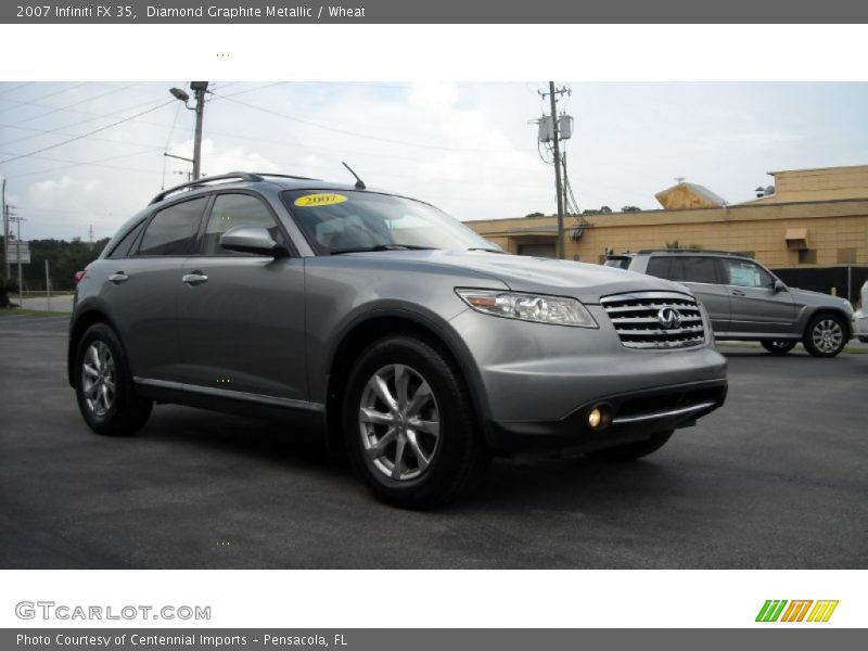 Diamond Graphite Metallic / Wheat 2007 Infiniti FX 35