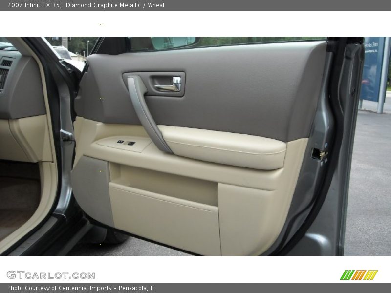 Diamond Graphite Metallic / Wheat 2007 Infiniti FX 35