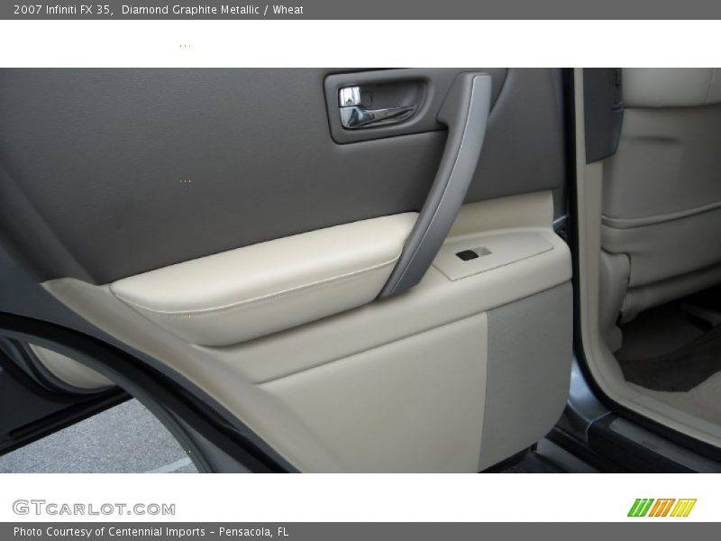 Diamond Graphite Metallic / Wheat 2007 Infiniti FX 35