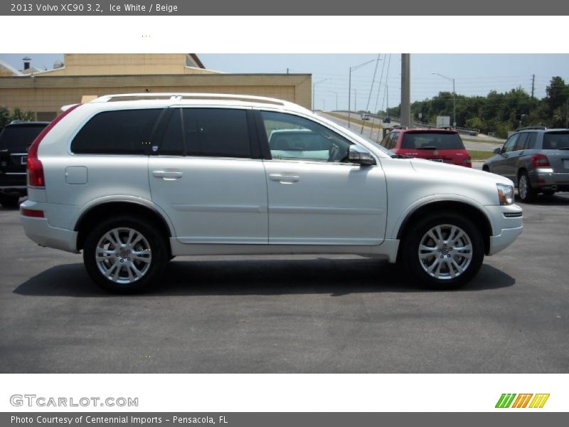 Ice White / Beige 2013 Volvo XC90 3.2