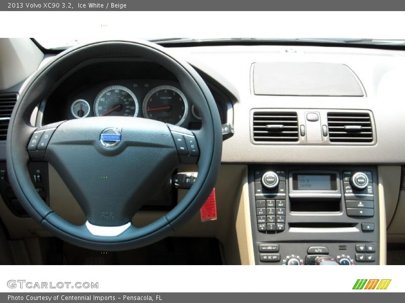 Ice White / Beige 2013 Volvo XC90 3.2
