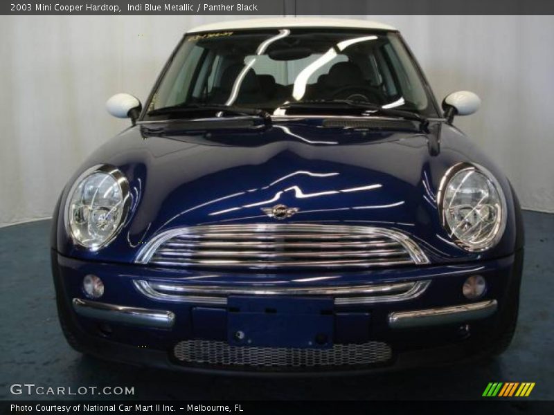 Indi Blue Metallic / Panther Black 2003 Mini Cooper Hardtop