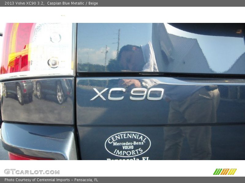 Caspian Blue Metallic / Beige 2013 Volvo XC90 3.2