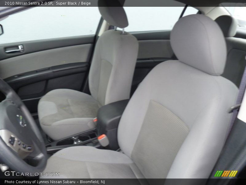 Super Black / Beige 2010 Nissan Sentra 2.0 SR