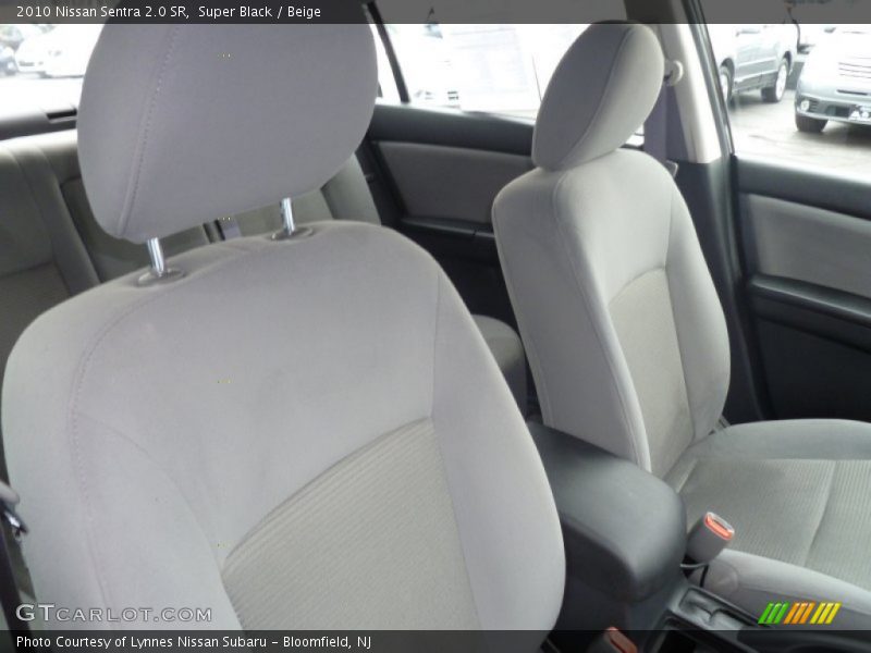 Super Black / Beige 2010 Nissan Sentra 2.0 SR