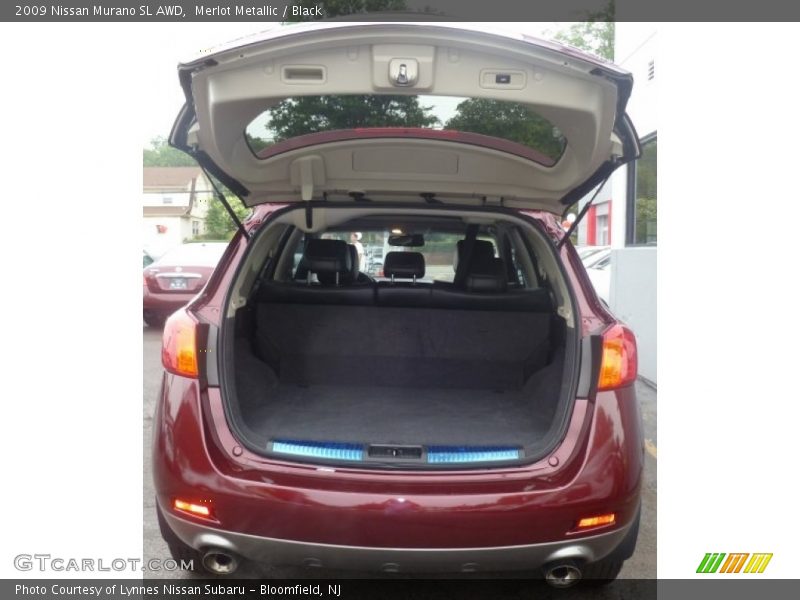 Merlot Metallic / Black 2009 Nissan Murano SL AWD
