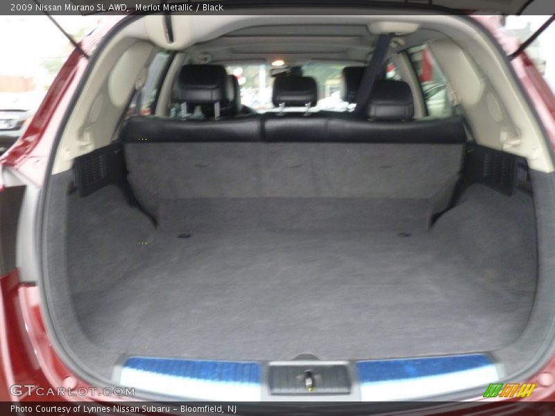 Merlot Metallic / Black 2009 Nissan Murano SL AWD