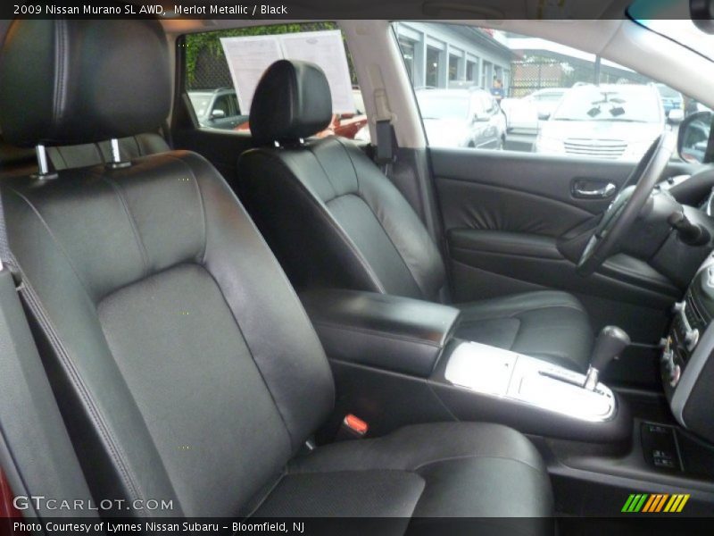 Merlot Metallic / Black 2009 Nissan Murano SL AWD