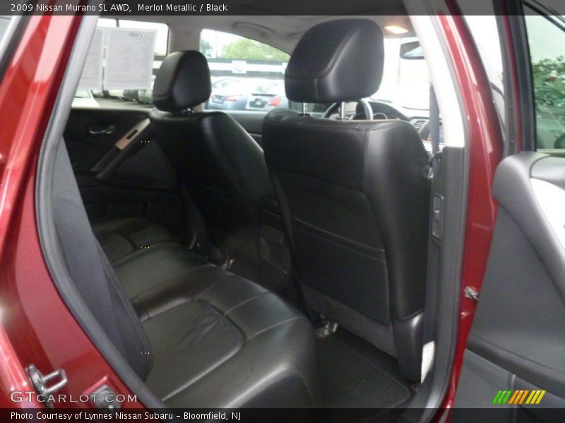 Merlot Metallic / Black 2009 Nissan Murano SL AWD