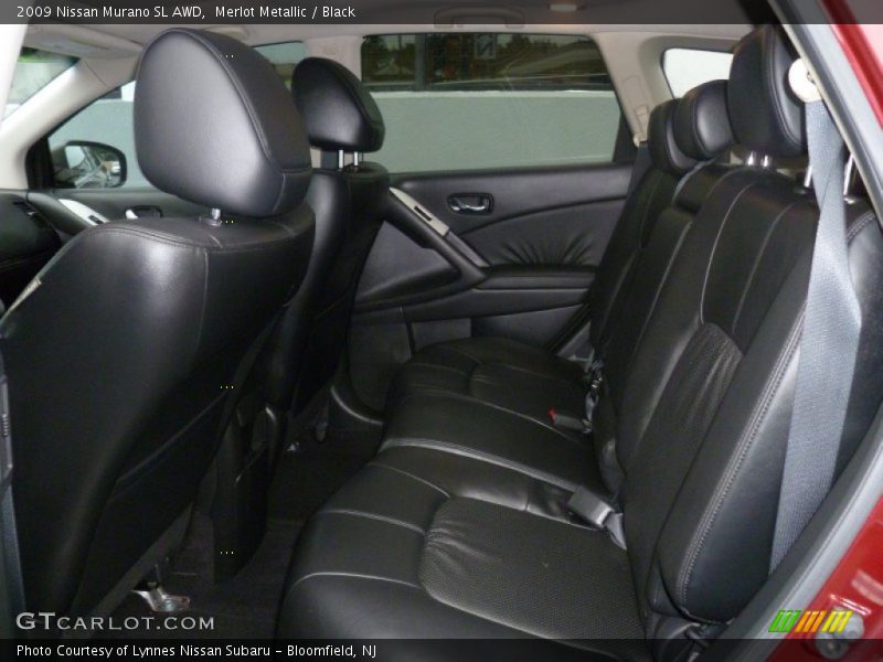 Merlot Metallic / Black 2009 Nissan Murano SL AWD