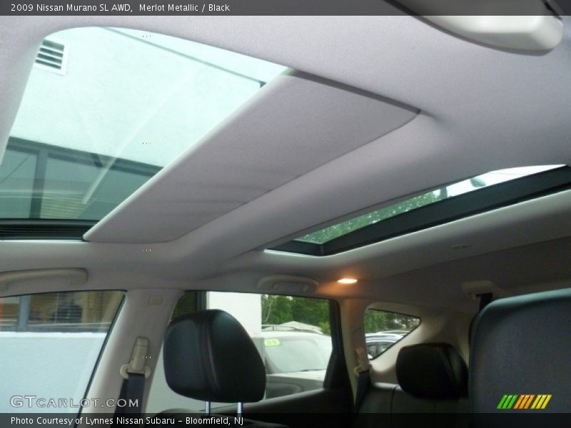 Merlot Metallic / Black 2009 Nissan Murano SL AWD