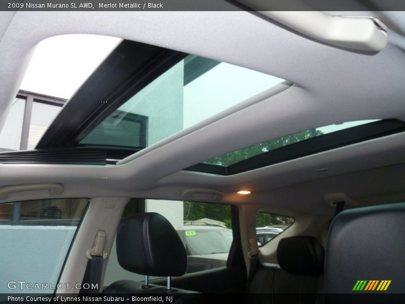 Merlot Metallic / Black 2009 Nissan Murano SL AWD