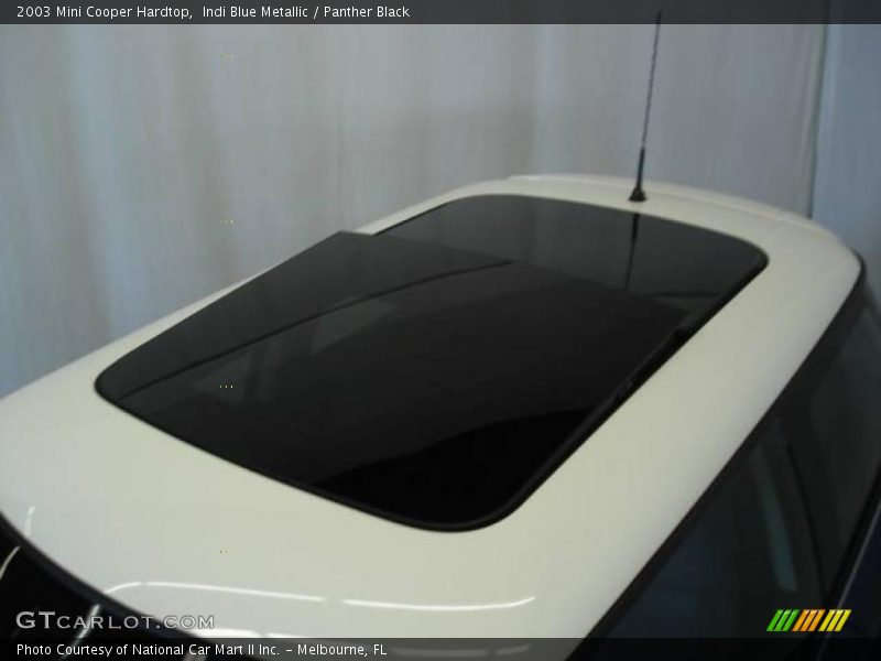 Indi Blue Metallic / Panther Black 2003 Mini Cooper Hardtop