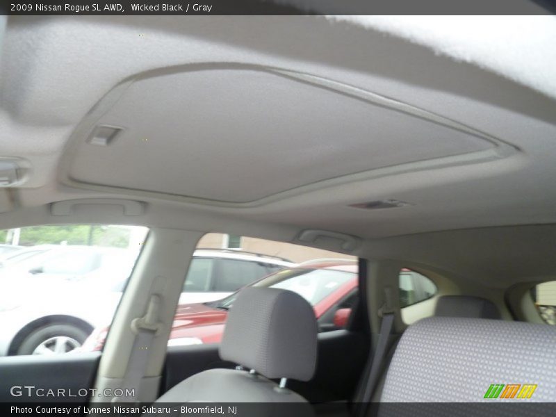 Wicked Black / Gray 2009 Nissan Rogue SL AWD