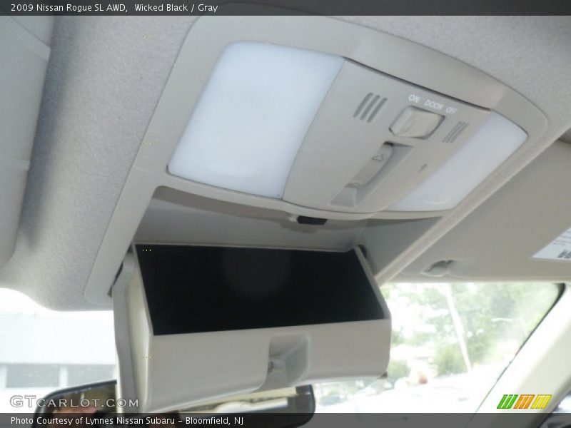 Wicked Black / Gray 2009 Nissan Rogue SL AWD