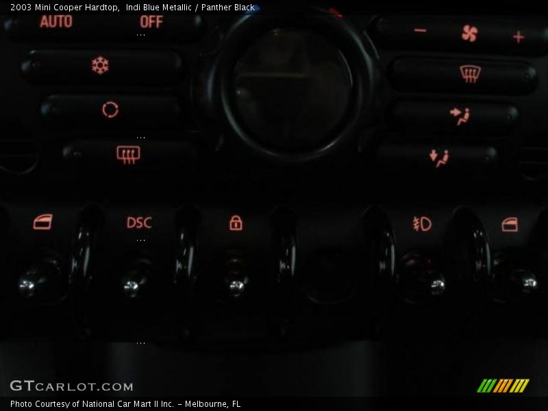 Indi Blue Metallic / Panther Black 2003 Mini Cooper Hardtop