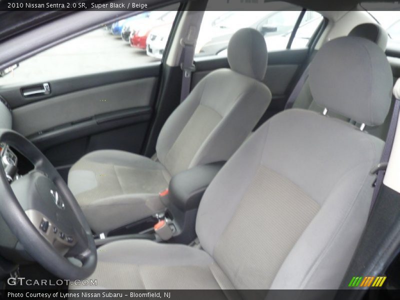 Super Black / Beige 2010 Nissan Sentra 2.0 SR