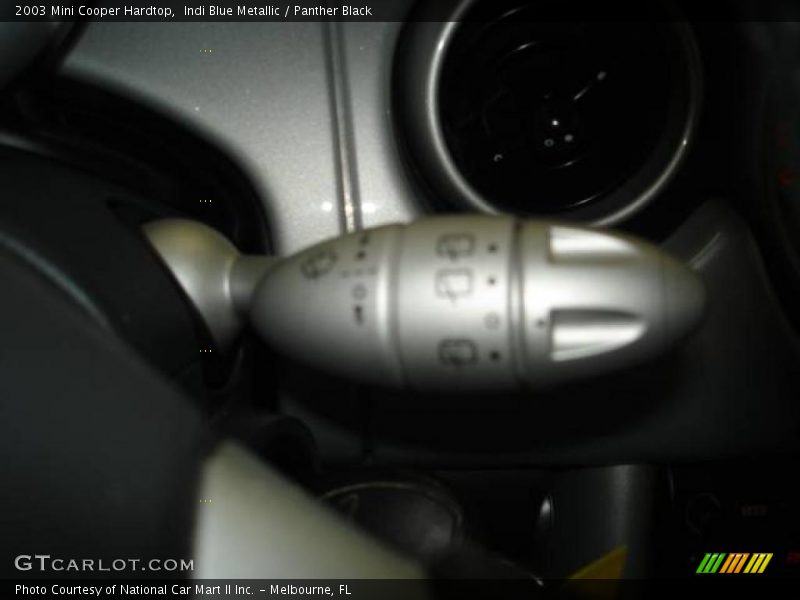 Indi Blue Metallic / Panther Black 2003 Mini Cooper Hardtop