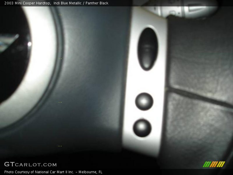 Indi Blue Metallic / Panther Black 2003 Mini Cooper Hardtop
