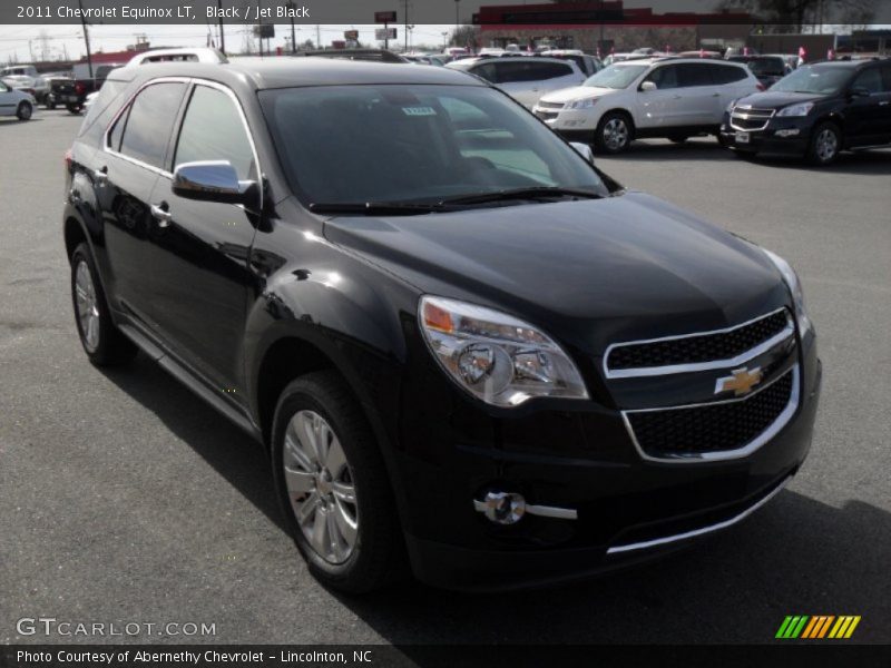 Black / Jet Black 2011 Chevrolet Equinox LT