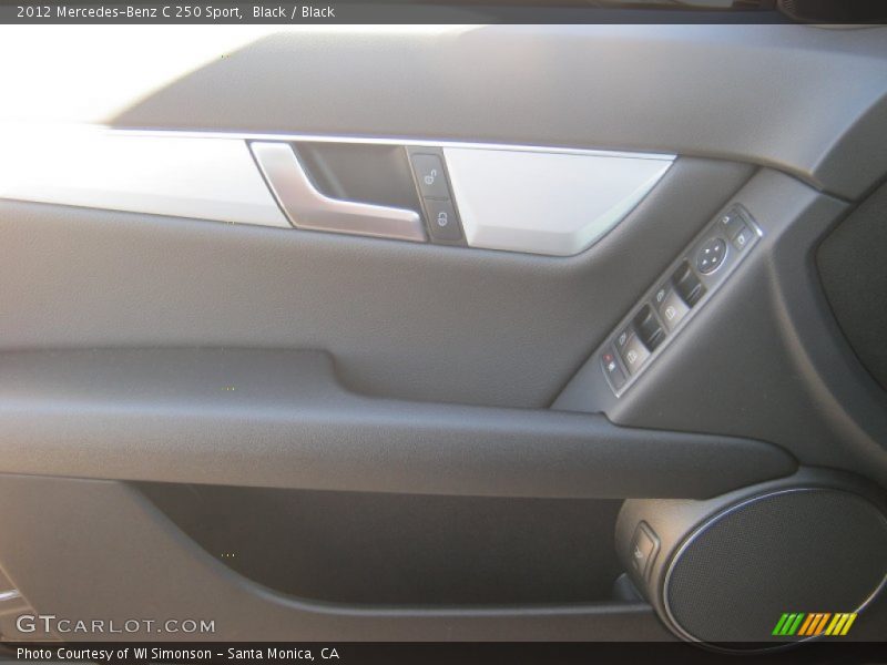 Black / Black 2012 Mercedes-Benz C 250 Sport