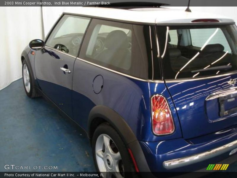 Indi Blue Metallic / Panther Black 2003 Mini Cooper Hardtop
