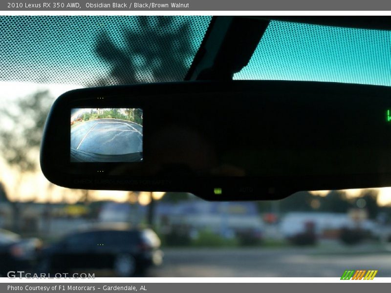 Obsidian Black / Black/Brown Walnut 2010 Lexus RX 350 AWD
