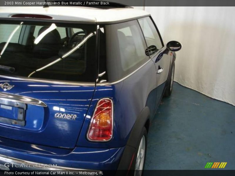 Indi Blue Metallic / Panther Black 2003 Mini Cooper Hardtop