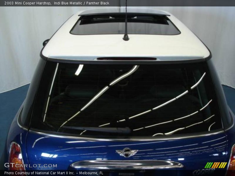 Indi Blue Metallic / Panther Black 2003 Mini Cooper Hardtop