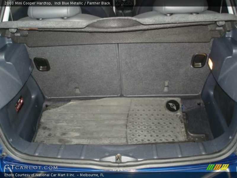 Indi Blue Metallic / Panther Black 2003 Mini Cooper Hardtop