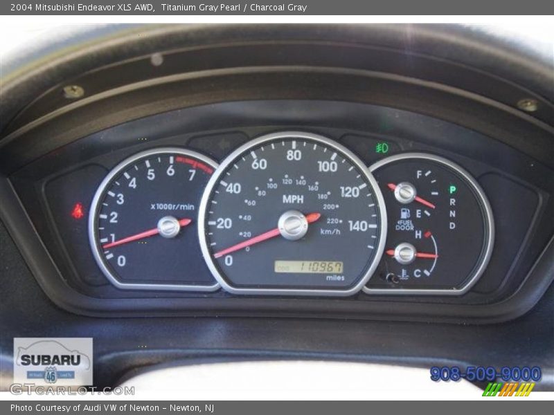 Titanium Gray Pearl / Charcoal Gray 2004 Mitsubishi Endeavor XLS AWD