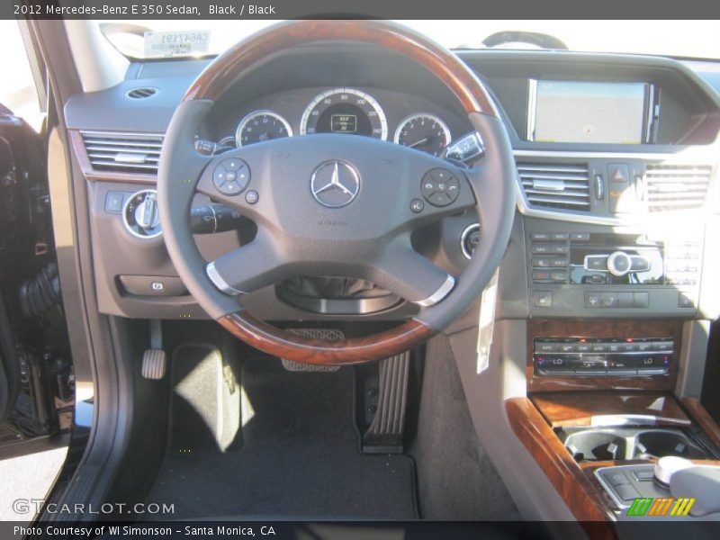 Black / Black 2012 Mercedes-Benz E 350 Sedan