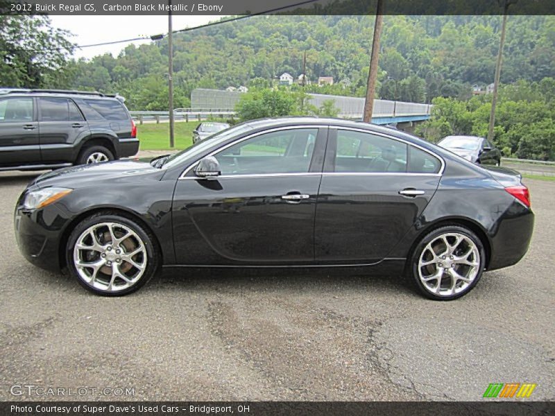 Carbon Black Metallic / Ebony 2012 Buick Regal GS