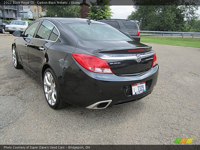 Carbon Black Metallic / Ebony 2012 Buick Regal GS