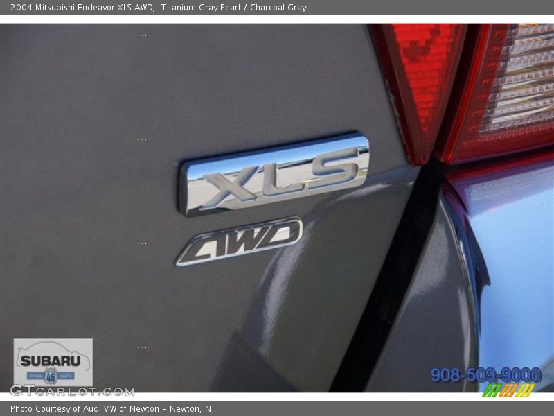 Titanium Gray Pearl / Charcoal Gray 2004 Mitsubishi Endeavor XLS AWD