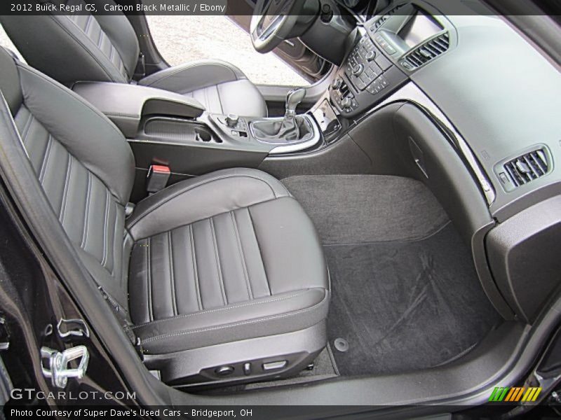  2012 Regal GS Ebony Interior