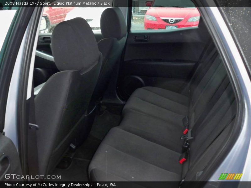 Liquid Platinum Metallic / Black 2008 Mazda CX-7 Sport