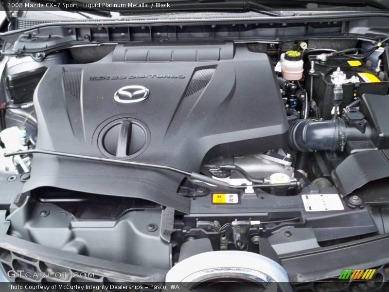 Liquid Platinum Metallic / Black 2008 Mazda CX-7 Sport
