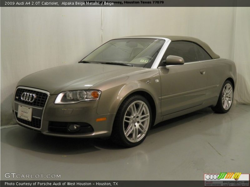 Alpaka Beige Metallic / Beige 2009 Audi A4 2.0T Cabriolet
